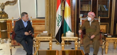 President Masoud Barzani receives Izzat Shabandar
