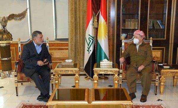 President Masoud Barzani receives Izzat Shabandar