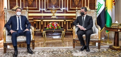 رئيس حكومة إقليم كوردستان يستقبل السفير الفرنسي لدى العراق