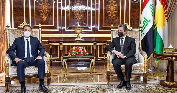 PM Masrour Barzani meets French Ambassador to Iraq