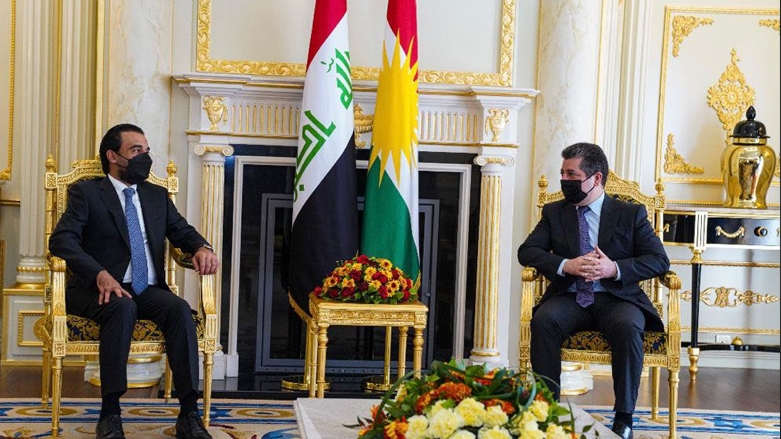 مسرور بارزاني والحلبوسي يبحثان آخر التطورات والمستجدات في العراق