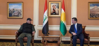 رئيس حكومة إقليم كوردستان يستقبل رئيس وزراء العراق الاتحادي