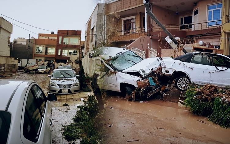 الأمطار الغزيرة في أربيل تتسبب بضحايا