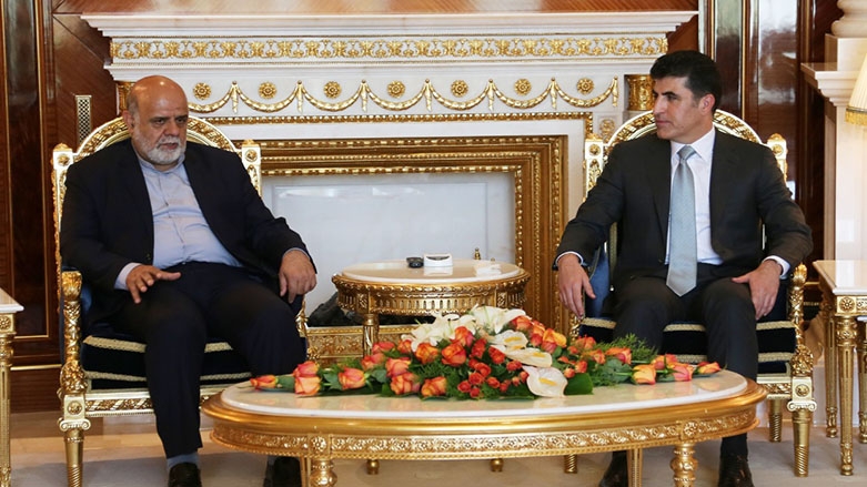 نيجيرفان بارزاني والسفير الإيراني لدى بغداد يبحثان حزمة مواضيع