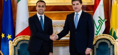 رئيس اقليم كوردستان يستقبل وزیر الخارجیە الایطالي