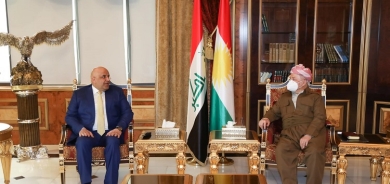 President Masoud Barzani receives the Governor of Salah al-Din