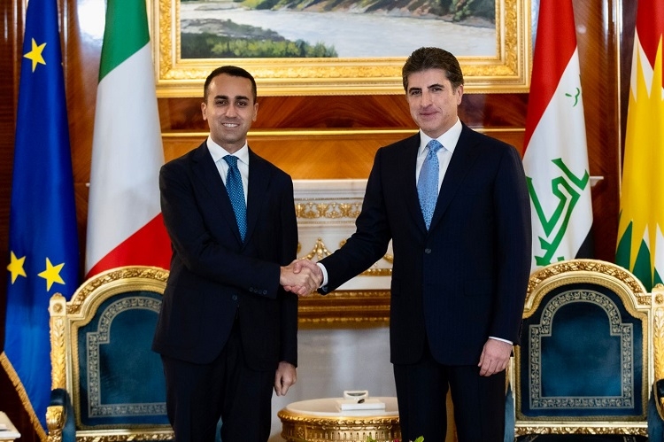 Kurdistan Region President holds meeting with Italy’s Minister of Foreign Affairs
