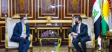 PM Masrour Barzani meets with UK Ambassador to Iraq