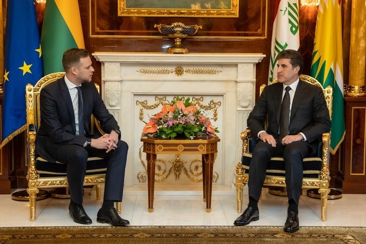 Kurdistan Region President meets with Foreign Minister of Lithuania