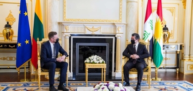 PM Masrour Barzani meets with Lithuanian Foreign Minister