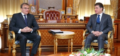 President Nechirvan Barzani receives Ambassador of Switzerland