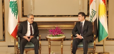 President Nechirvan Barzani receives a Lebanese delegation
