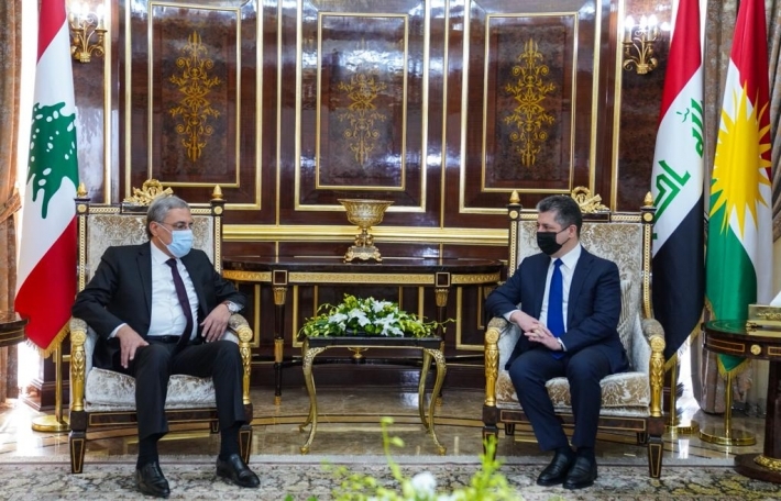 إقليم كوردستان ولبنان يؤكدان أهمية توسيع آفاق العلاقات الثنائية وتعزيز التنسيق في المجال القضائي