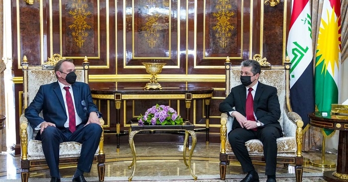 PM Masrour Barzani meets with Dutch ambassador to Iraq