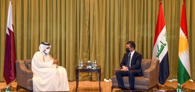 PM Masrour Barzani meets with Qatari Ministers