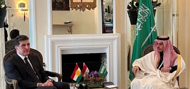 President Nechirvan Barzani meets with the Foreign Minister of Saudi Arabia