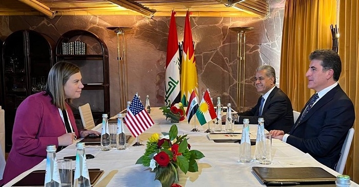 President Nechirvan Barzani meets with Representative of US House Committee on Armed Services