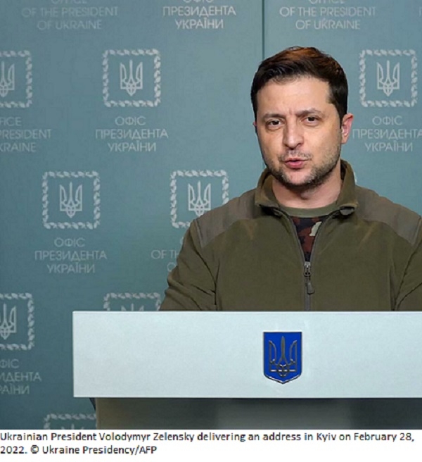 ‘Get out of here', Zelensky tells Russian troops ahead of talks