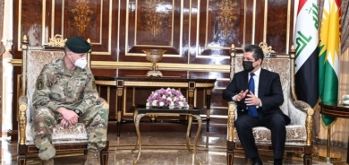 مسرور بارزاني يبحث مع وفد عسكري أمريكي أوضاع العراق والتنسيق بين البيشمركة والجيش العراق
