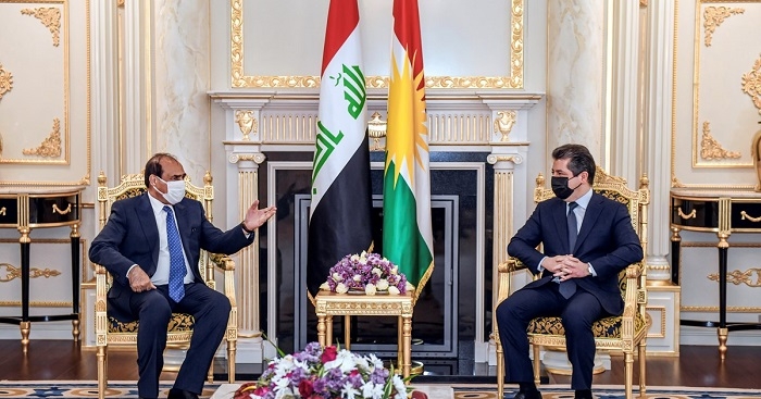 PM Masrour Barzani meets with Iraqi Minister of Transportation