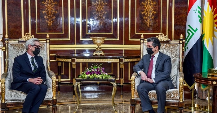 PM Masrour Barzani meets with Norwegian Ambassador to Iraq