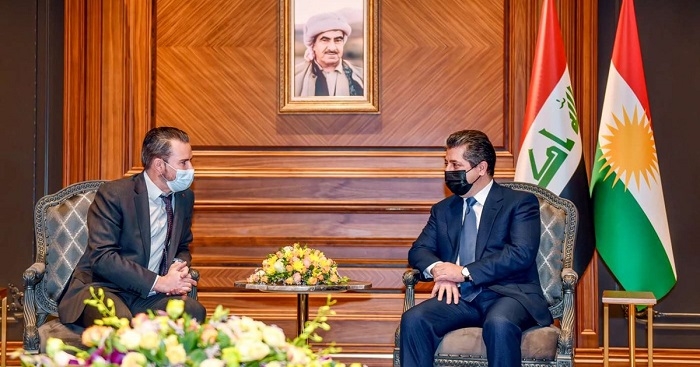 PM Masrour Barzani meets new Canadian ambassador to Iraq