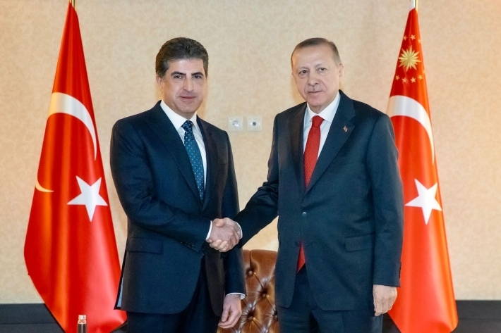 رئيس إقليم كوردستان والرئيس التركي يبحثان توسيع مجالات التعاون وتعزيز التبادل التجاري والاقتصادي