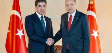 President Nechirvan Barzani and President Recep Tayyip Erdoğan discuss regional developments