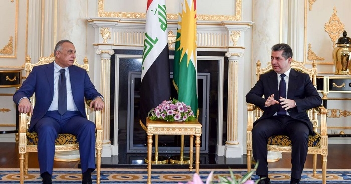 PM Masrour Barzani meets with Iraqi counterpart