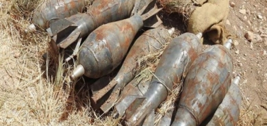 العثور على قنابل هاون وعبوات ناسفة خلال عمليات تفتيش في كركوك