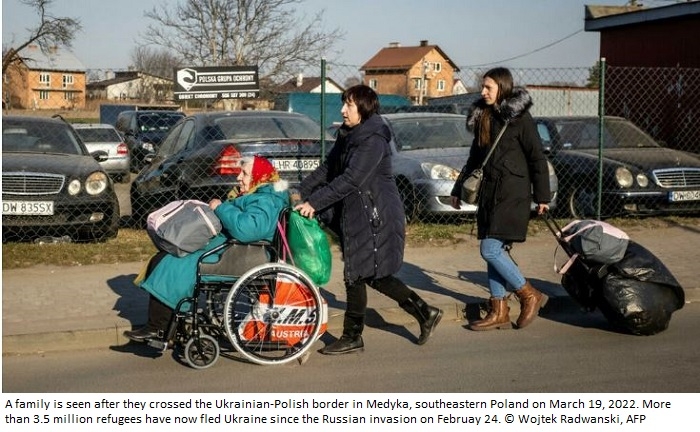 More than 3.5 million people have fled Ukraine since Russia’s invasion