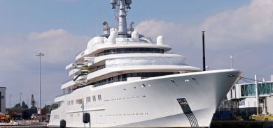 Second superyacht linked to Russian oligarch Abramovich docks in Turkey