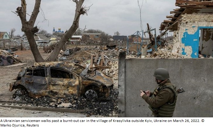 Kyiv accuses Russia of destroying fuel and food storage depots in Ukraine