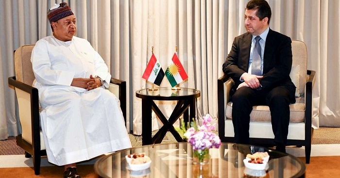 PM Masrour Barzani meets OPEC Secretary General