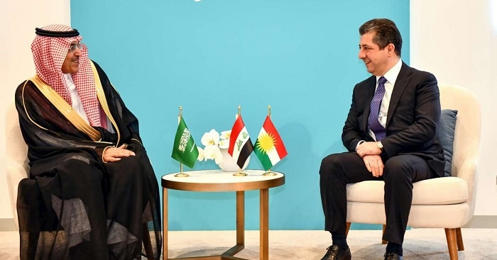 PM Masrour Barzani meets Saudi Finance Minister