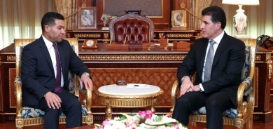 President Nechirvan Barzani and Jamal Al-Dhari discuss developments in Iraq