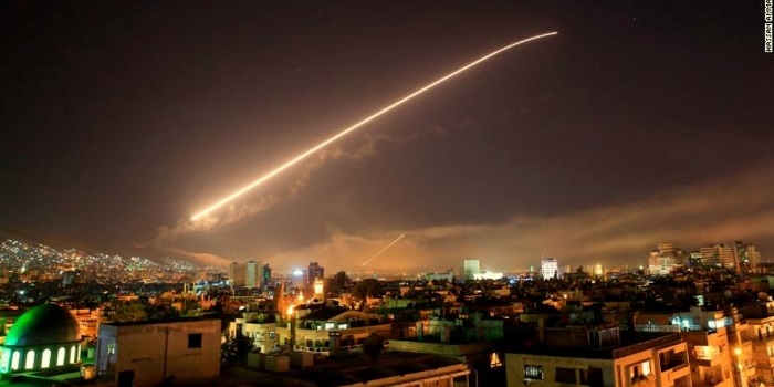Israeli airstrikes targeted Syrian positions