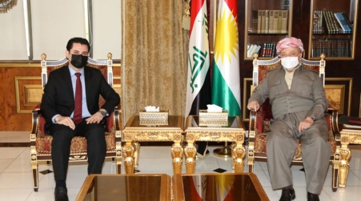 الرئيس بارزاني ونائب رئيس البرلمان العراقي يبحثان تطورات الوضع السياسي وإستكمال الإستحقاقات الدستورية