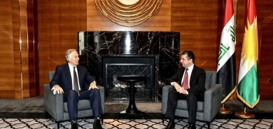 PM Masrour Barzani meets with former British Prime Minister