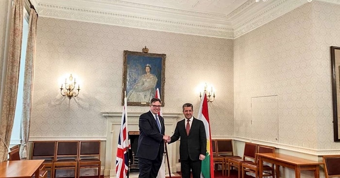PM Masrour Barzani meets British Minister of State for Defense Procurement