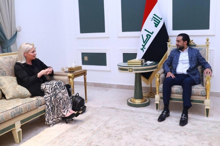 بلاسخارت والحلبوسي يؤكدان أهمية تشكيل حكومة تلبي تطلعات العراقيين