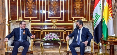 PM Masrour Barzani meets Russian Ambassador to Iraq