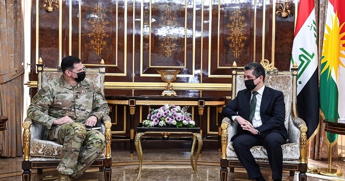 PM Masrour Barzani meets with Coalition Forces delegation