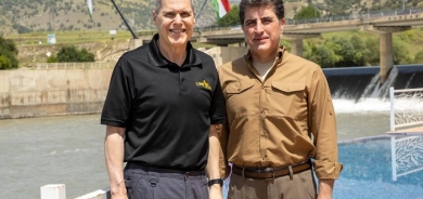 President Nechirvan Barzani received in Barzan, the outgoing US Ambassador to Iraq, Mr. Matthew Tueller