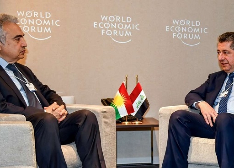 PM Masrour Barzani's meetings at Davos Economic Forum