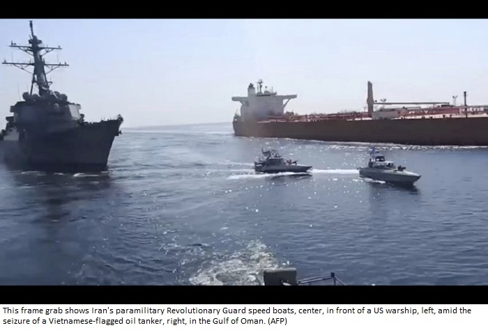 Iran lodges protest over ship seized in Greek waters