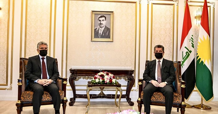 PM Masrour Barzani visits Ministry of the Interior