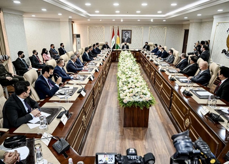 PM Masrour Barzani visits Ministry of the Interior