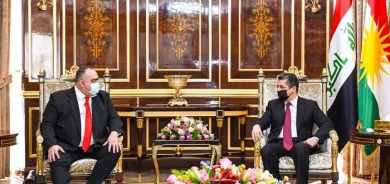 PM Masrour Barzani meets Romanian Ambassador to Iraq
