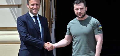 Macron meets Zelensky in Kyiv after visit to war-devastated Irpin